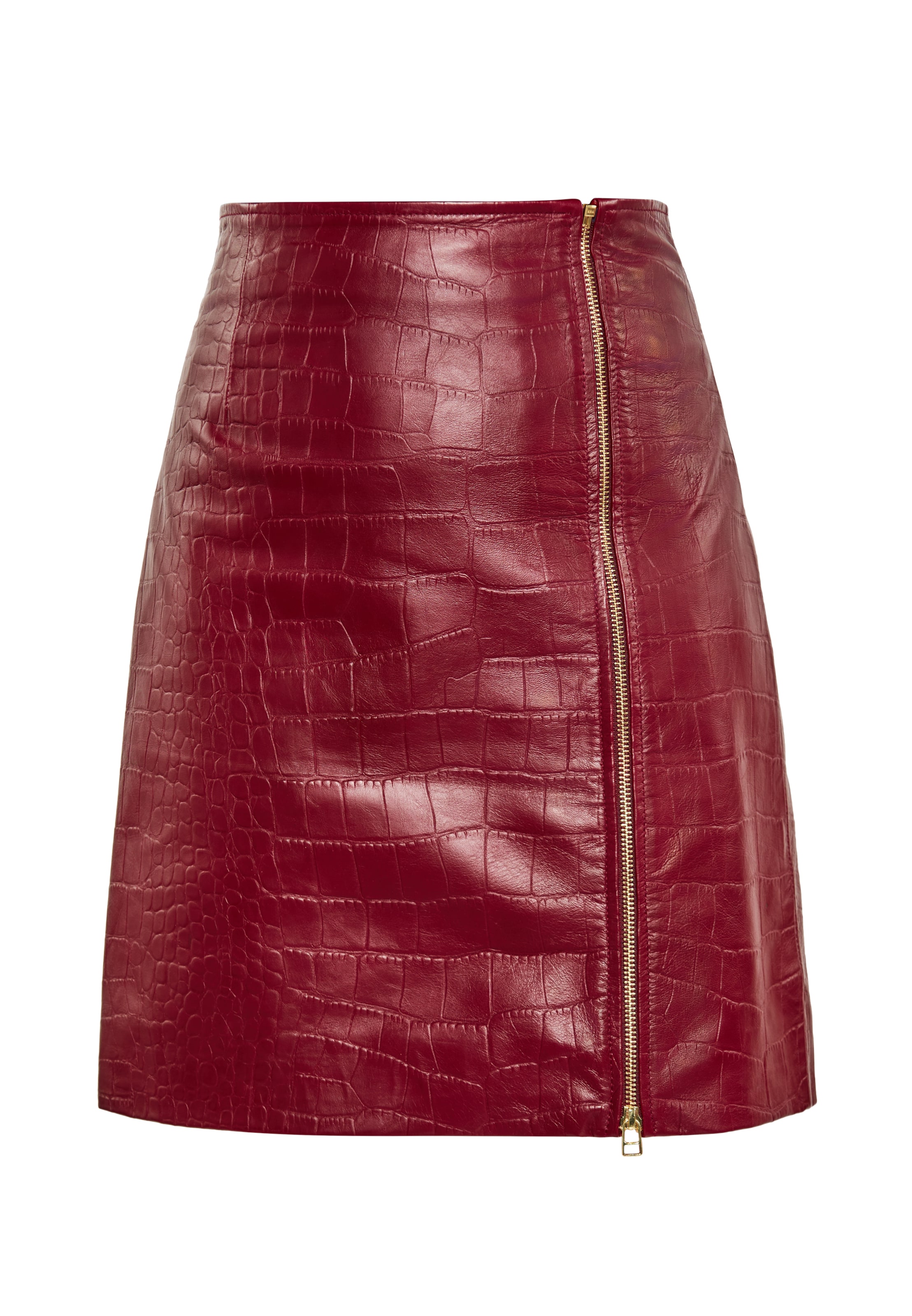 Gonna di faina in rosso: frontale