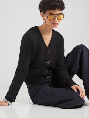 Monki Вязаная кофта в Черный: спереди
