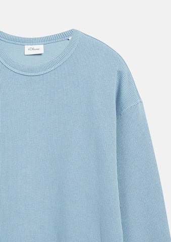 Sweat-shirt s.Oliver en bleu