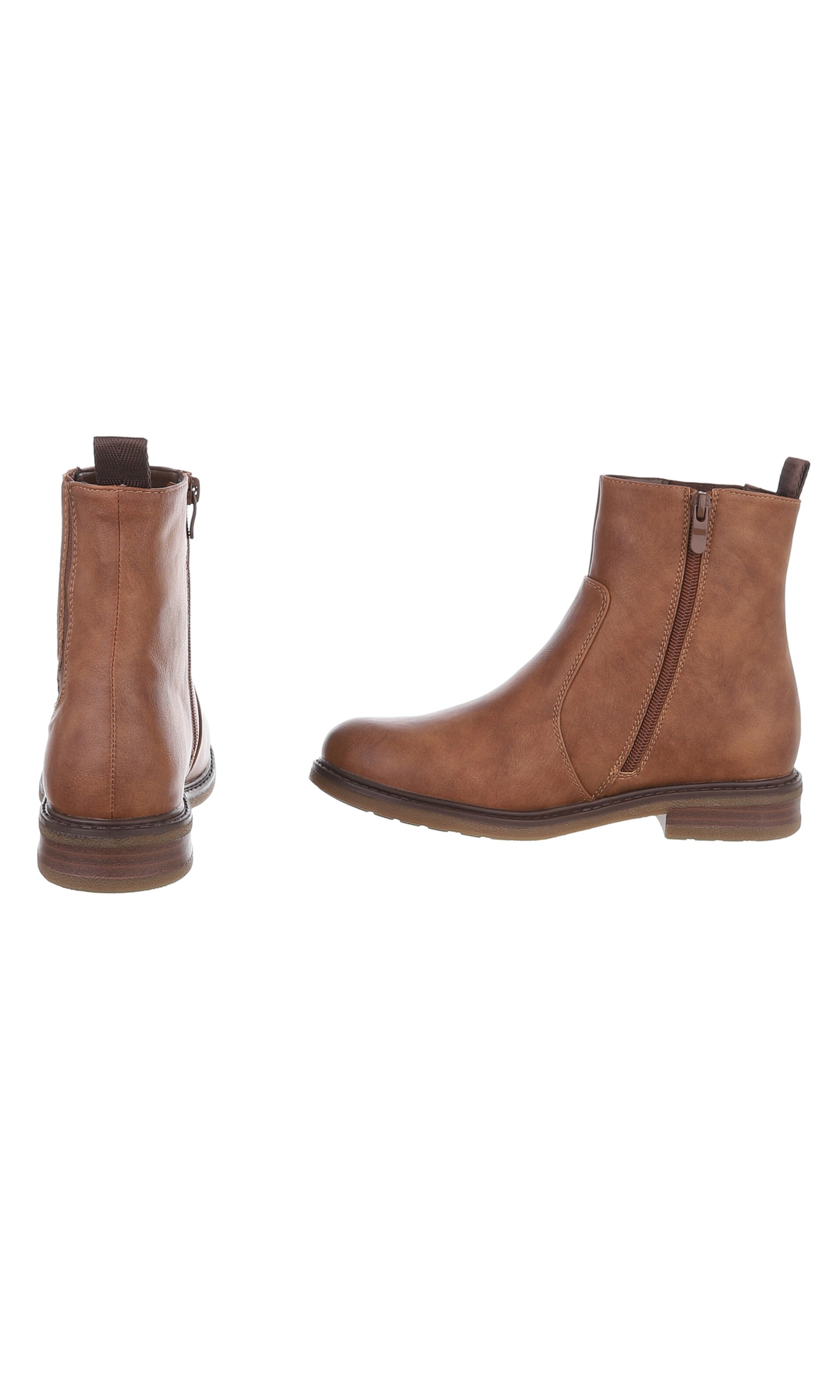 Ital-Design Stiefelette in Braun