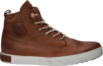 BLACKSTONE Sneakers hoog in Bruin: voorkant