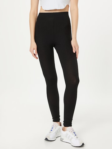 LOVJOI - Skinny Leggings 'PLANERI' em preto: frente