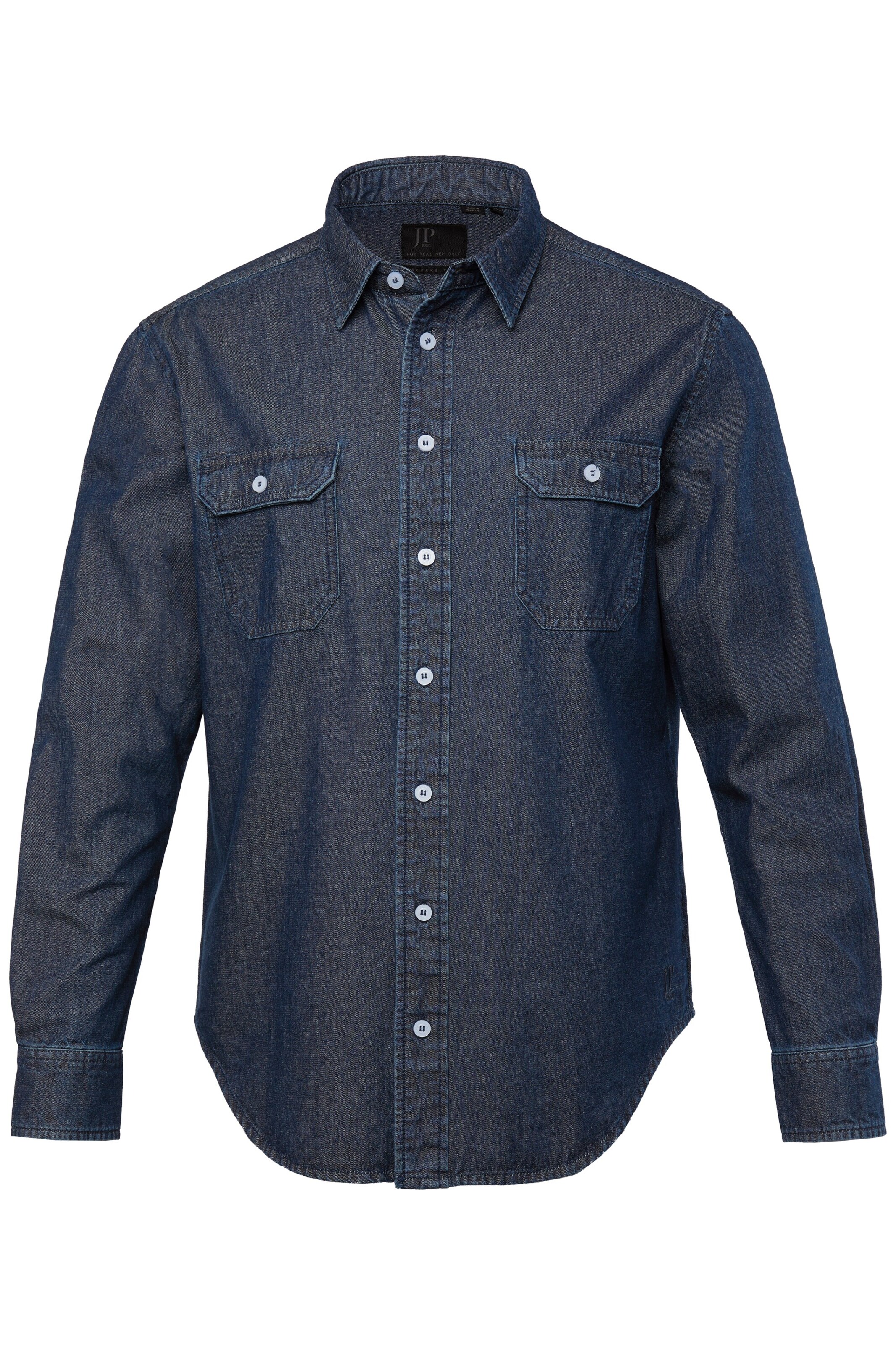 JP1880 Regular fit Button Up Shirt in Blue: front
