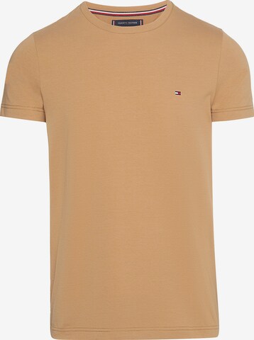 TOMMY HILFIGER Slim Fit T-Shirt in Braun: predná strana