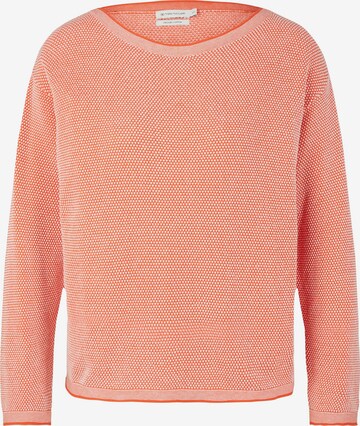 Pull-over TOM TAILOR en rouge : devant