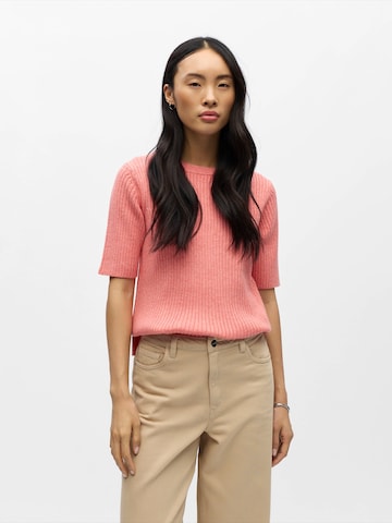 OBJECT Svetr 'OBJELVA' – pink: přední strana