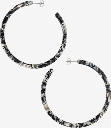 Fräulein Wunder - Brincos 'Acetat Anne' em cinzento: frente