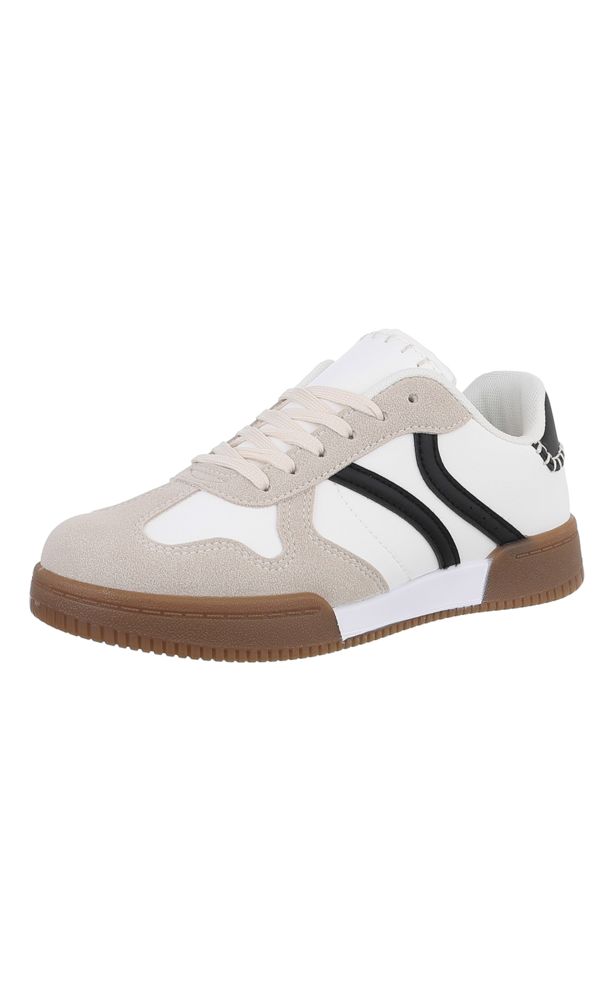 Ital-Design Sneaker in Beige: Vorderseite