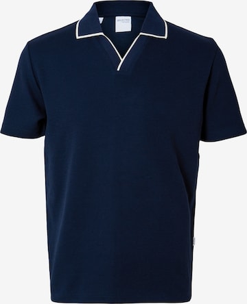 SELECTED HOMME Shirt 'ADLEY' in Blauw: voorkant