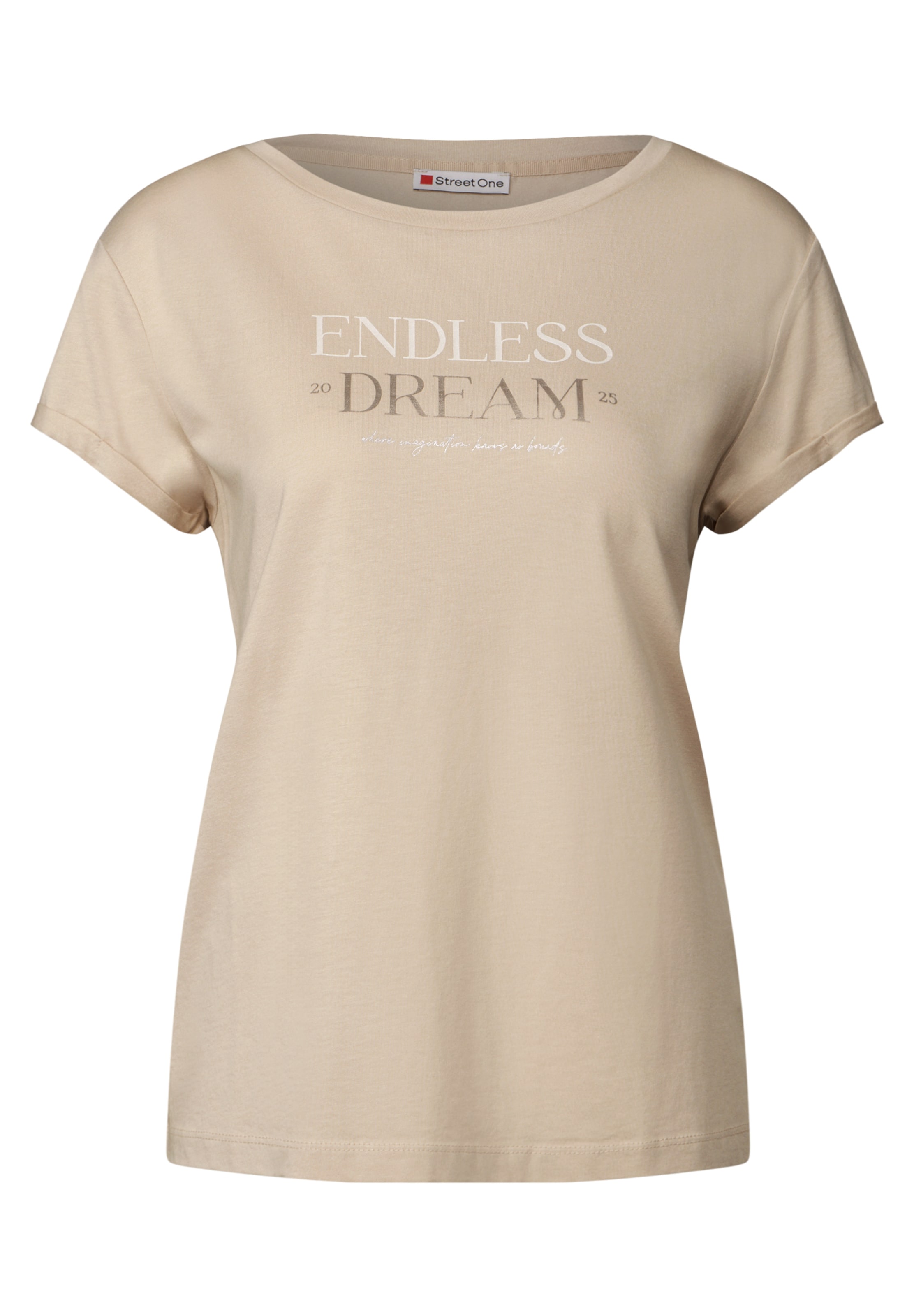 STREET ONE Shirt in Beige: front