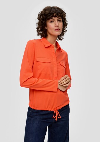 Camicia da donna di s.Oliver in arancione: frontale