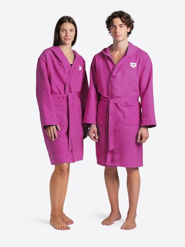ARENA Sportovní župan 'COMPACT MICROFIBER' – pink: přední strana