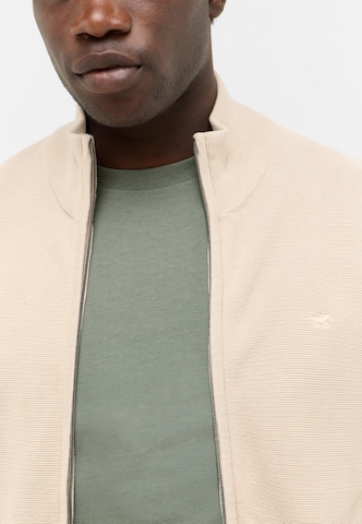 MUSTANG Strickjacke 'Escondido' in Beige