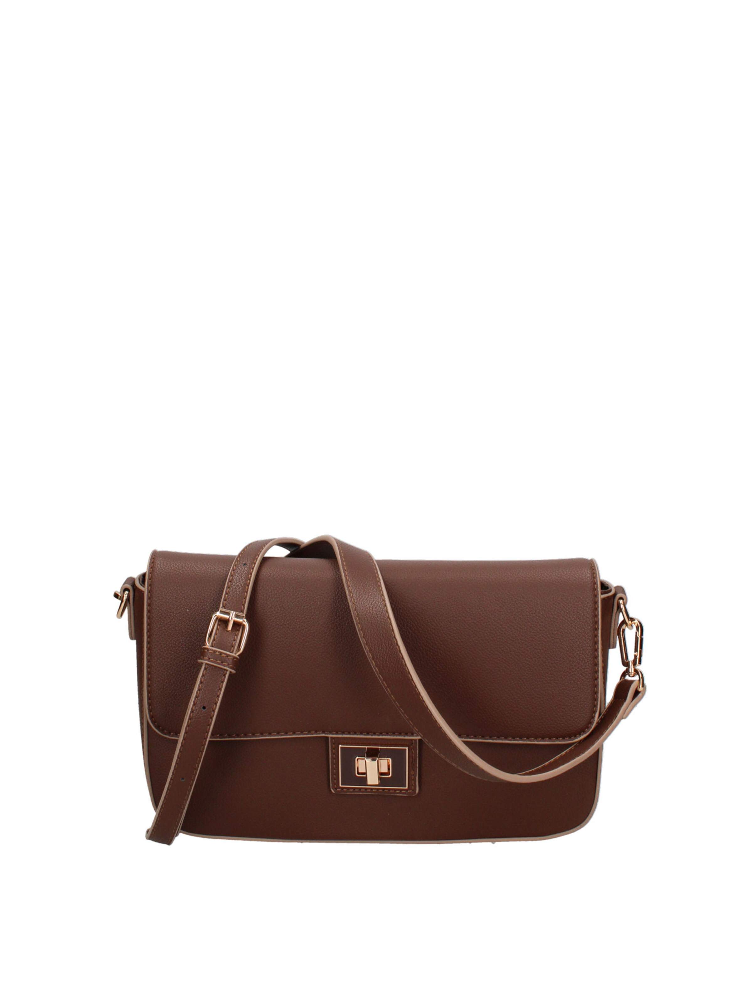 Borsa a spalla 'Borsa a Spalla Donna Amélie Ecopelle - Chiusura Girello' di Diana&Co. in marrone