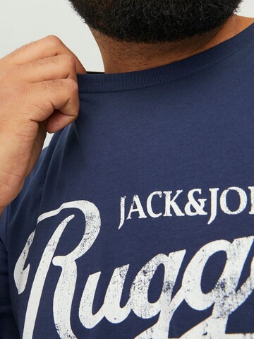 Jack & Jones Plus T-shirt i blå