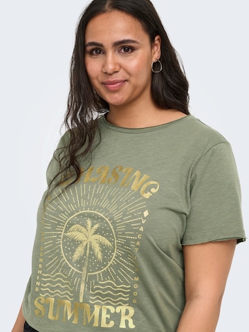 T-shirt 'CARNovia' ONLY Carmakoma en vert