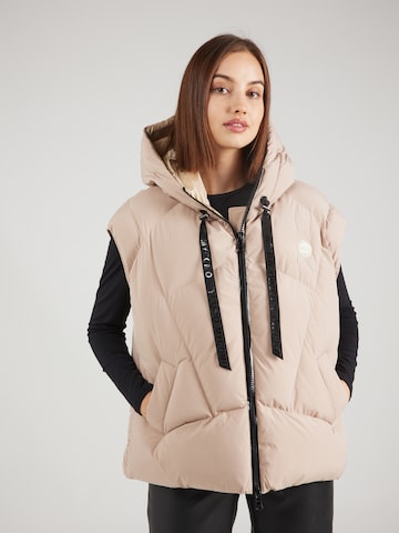 Gilet 'Keti' No. 1 Como en beige : devant