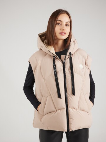 Gilet 'Keti' No. 1 Como en beige : devant