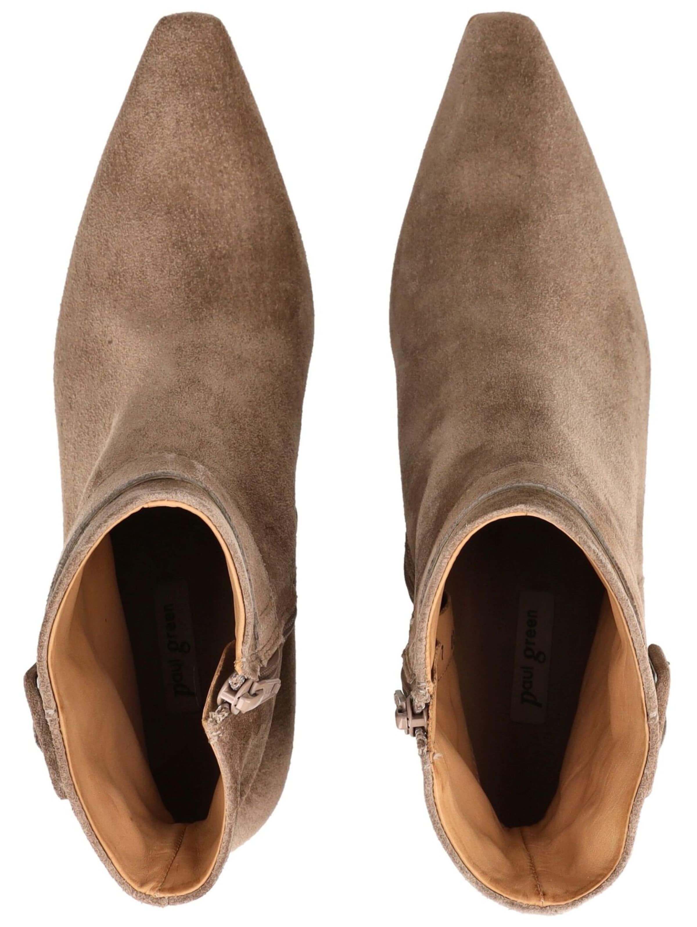 Paul Green Enkellaarsjes in Beige