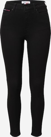 Tommy Jeans Jeansy 'Sylvia' w kolorze czarny: przód