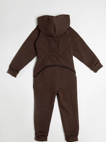 MANUL Overall 'Brownie by MANUL - Basic BackZip' in Braun