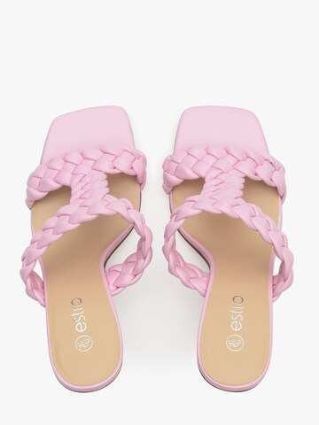 Estro Pantolette '2299-2'‌‌‌‌‌‌ in Pink