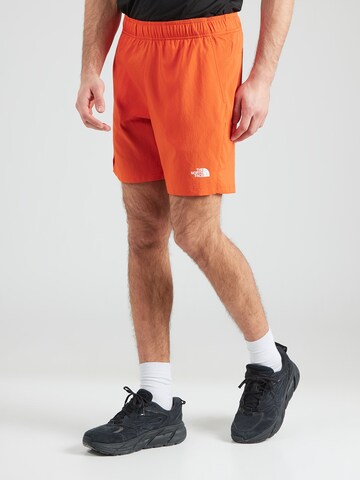 Regular Pantalon '24/7' THE NORTH FACE en orange : devant
