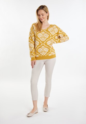 Usha Sweater 'Sivene' in Yellow