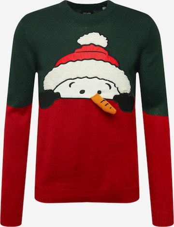 Pull-over Only & Sons en vert : devant