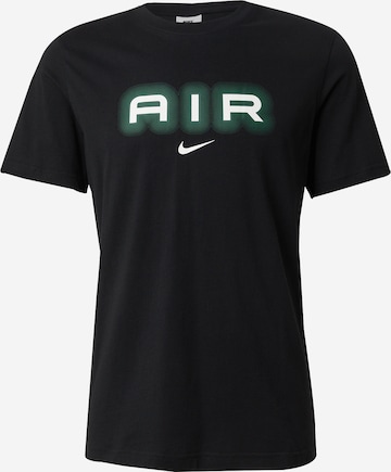 Nike Sportswear - Camiseta 'AIR' en negro: frente
