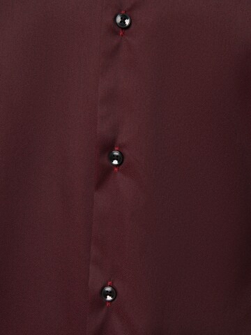 BOSS Slim fit Button Up Shirt in Red