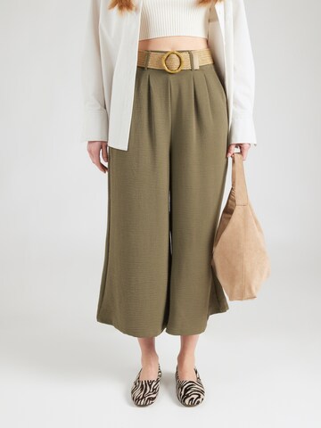 Wide Leg Pantalon à pince 'Li44ora' Hailys en vert : devant