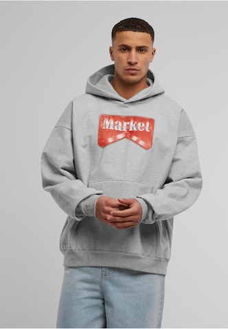 MARKET Sweatshirt 'Bullrider' in Grau: Vorderseite