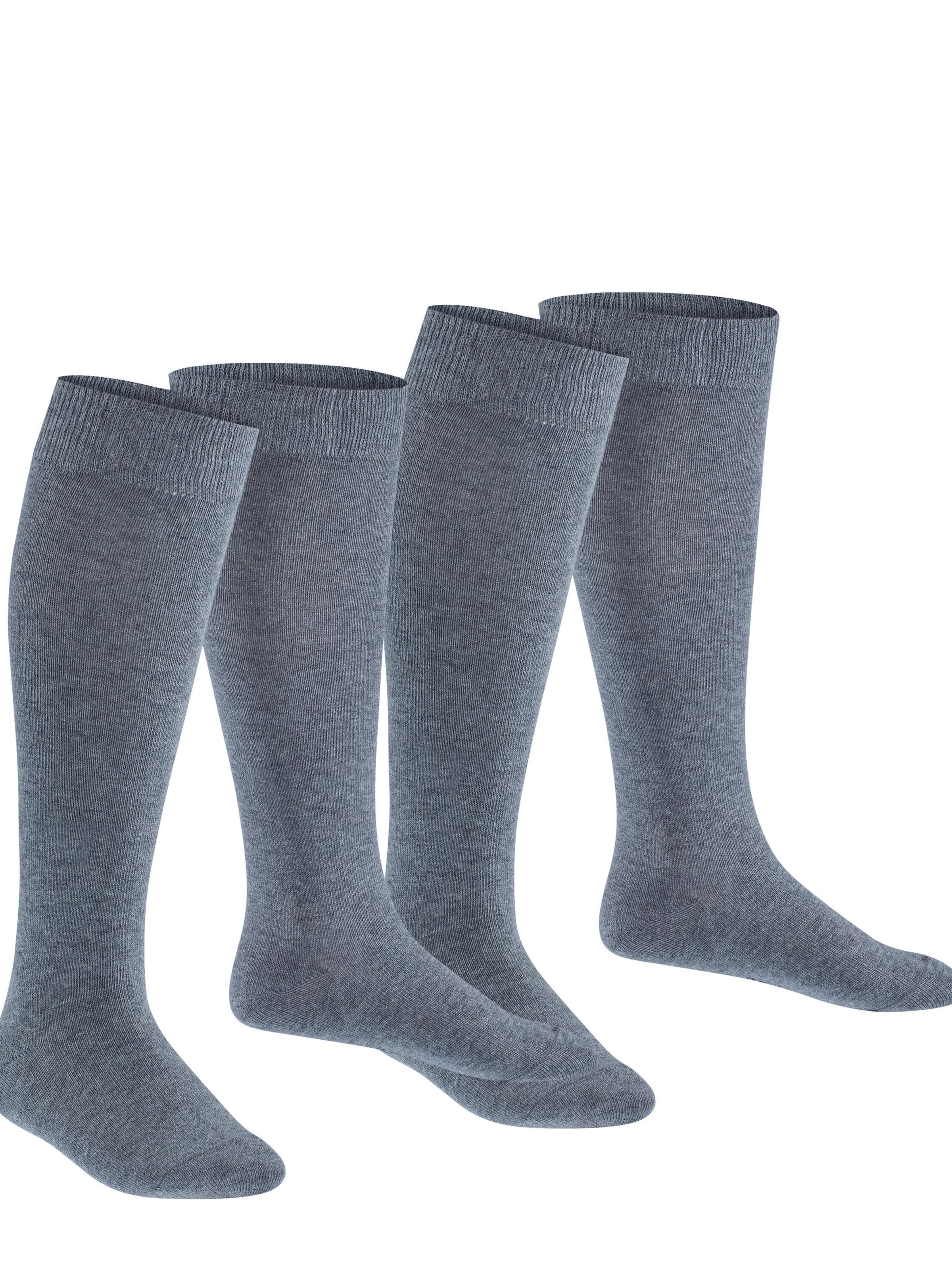 ESPRIT Socks 'Foot Logo 2-Pack' in Grey