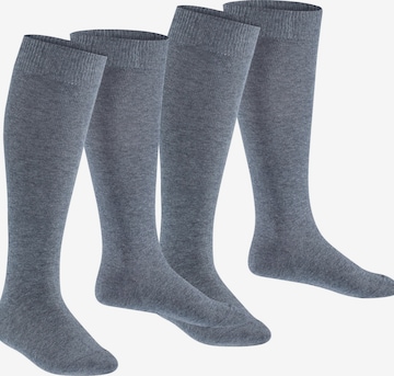 ESPRIT Socks 'Foot Logo 2-Pack' in Grey: front