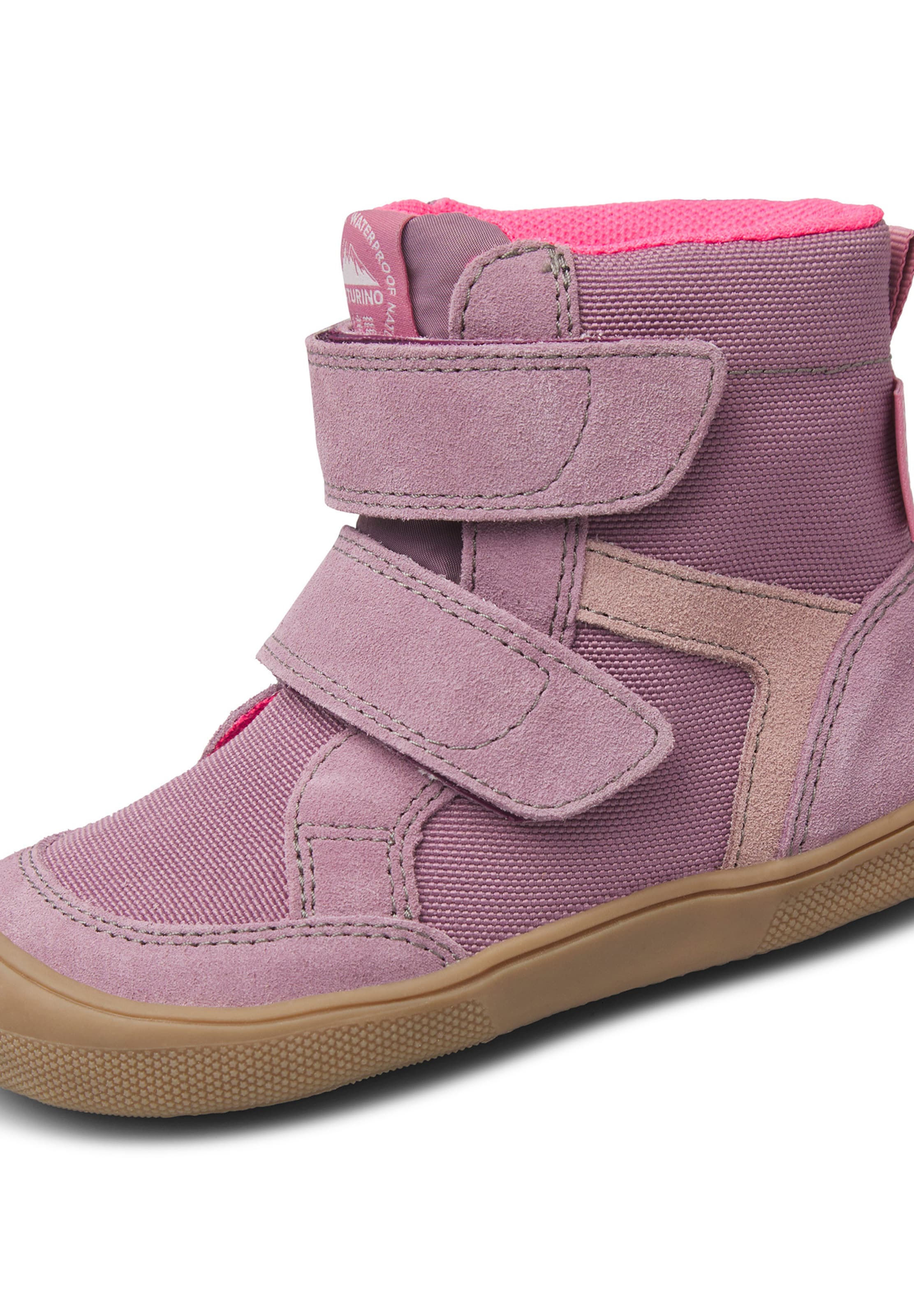 NATURINO Csizma 'BAREFOOT KODDAS' - lila