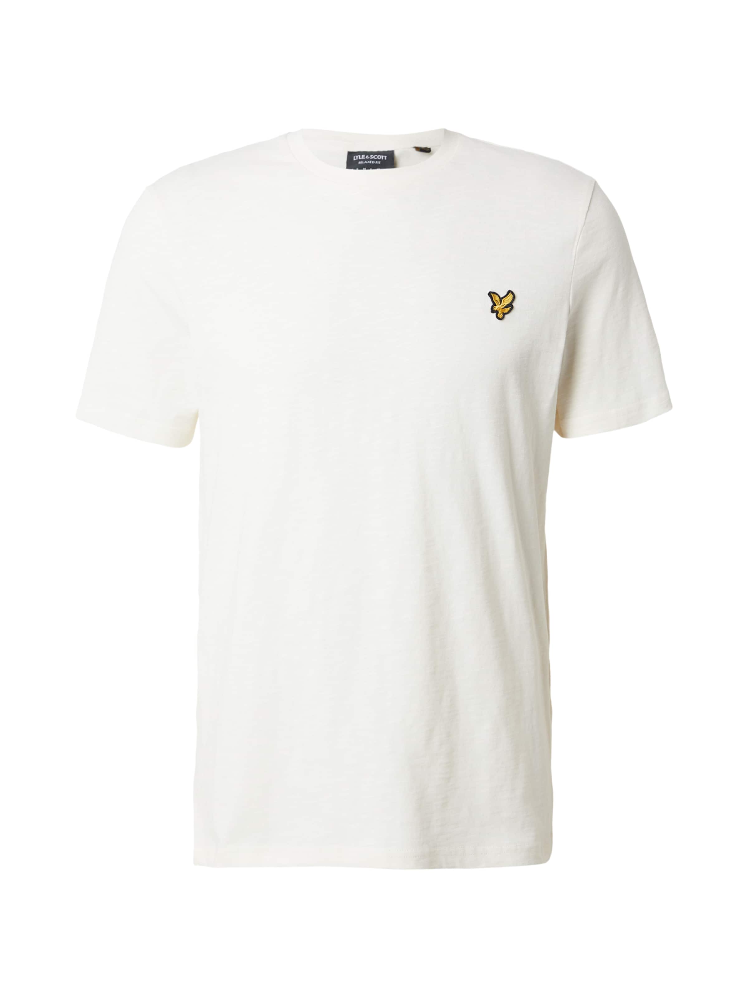 Lyle & Scott Shirt 'Fine Slub' in Beige: voorkant