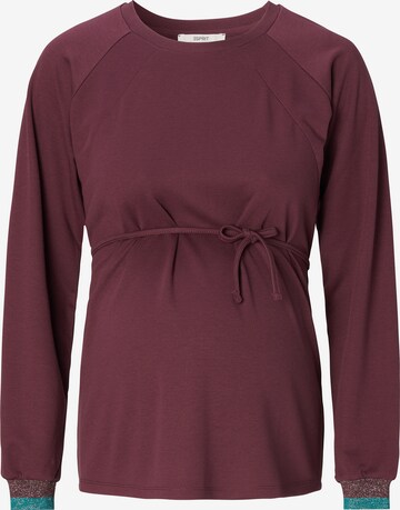 Sweat-shirt Esprit Maternity en marron