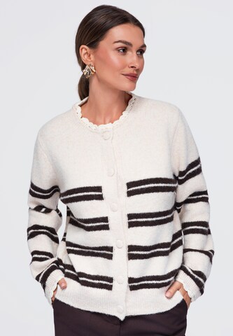 Ombre Pullover in Beige: Vorderseite