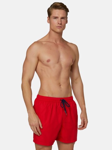 Boggi Milano Board Shorts in Red: front