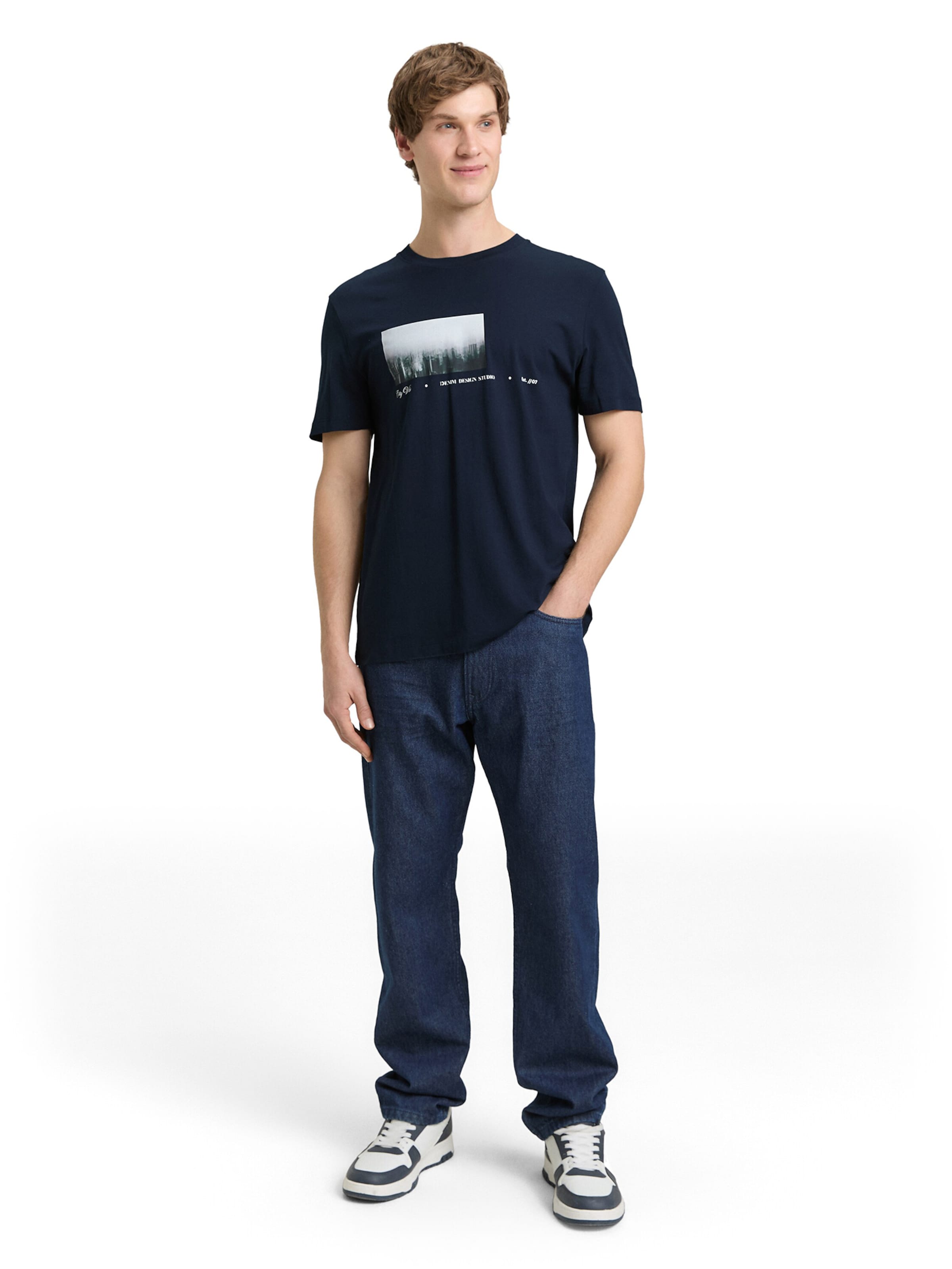 TOM TAILOR DENIM T-Shirt in Blau