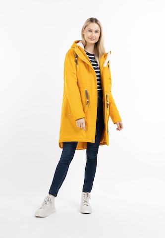 Manteau fonctionnel Schmuddelwedda en jaune