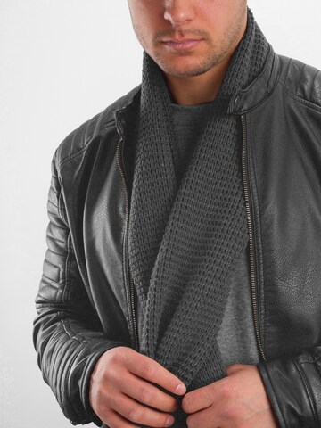 Manufaktur13 Scarf 'Rough' in Grey
