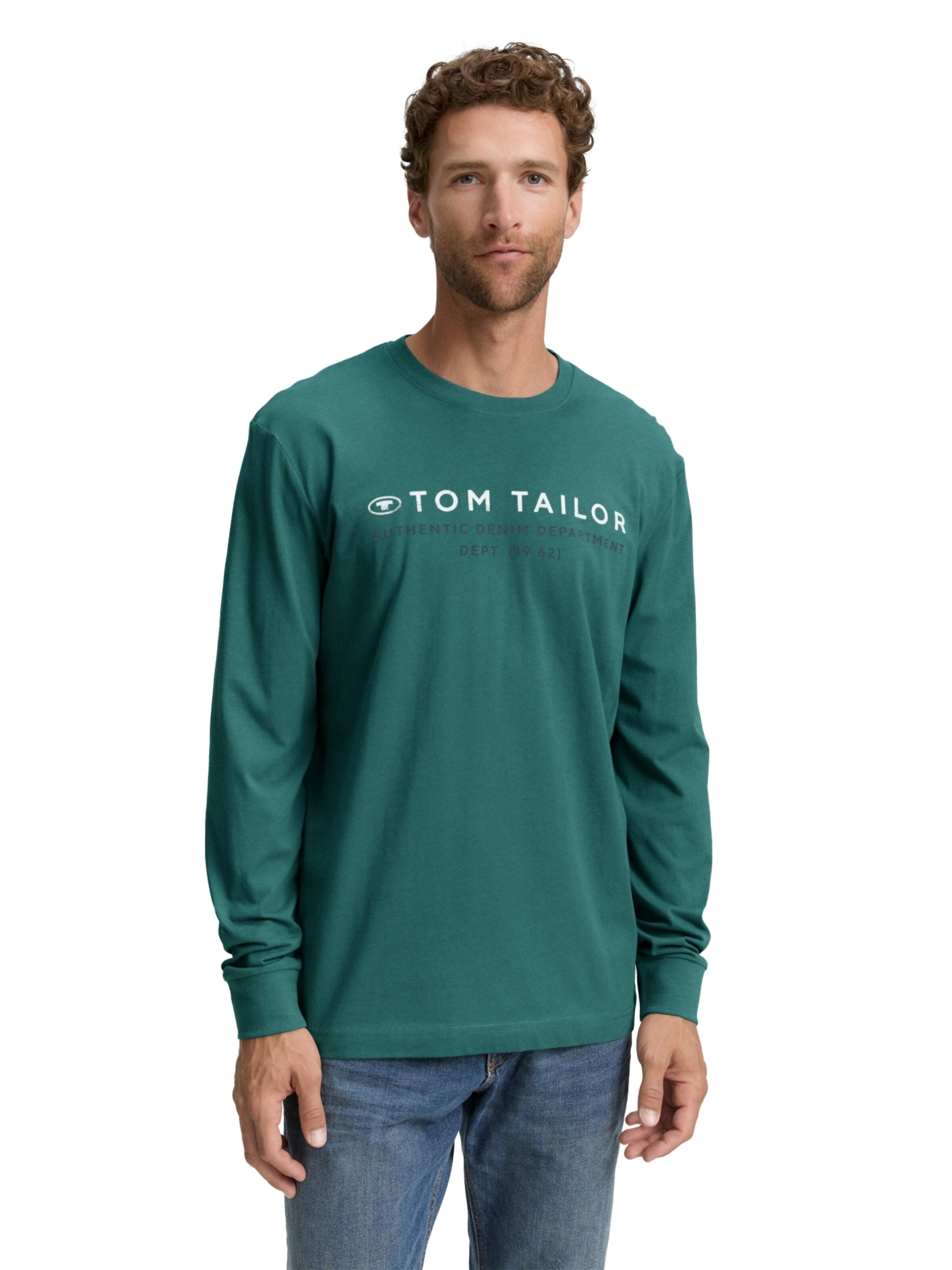 TOM TAILOR Bluser & t-shirts i grøn: forside