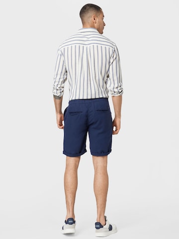 !Solid Regular Shorts in Blau