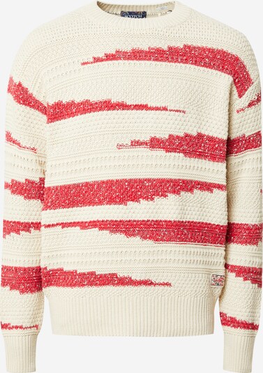 SCOTCH & SODA Sweter w kolorze beżowy / czerwonym, Podgląd produktu