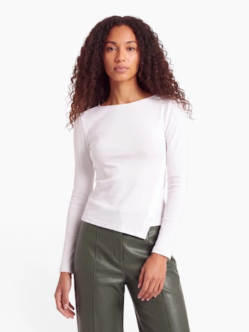 Tricou 'Carolin' de la ABOUT YOU pe alb: față