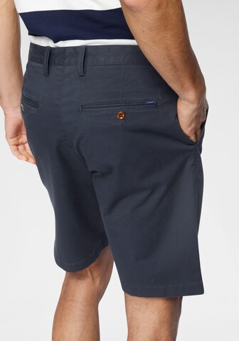 Regular Pantaloni eleganți de la GANT pe albastru