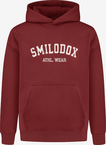 Smilodox Sweatshirt ' Kayson ' in Red: front