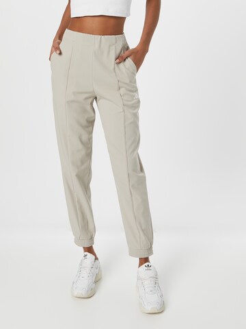 ADIDAS PERFORMANCE Tapered Workout Pants 'Aeroready Train Essentials Minimal Branding ' in Beige: front